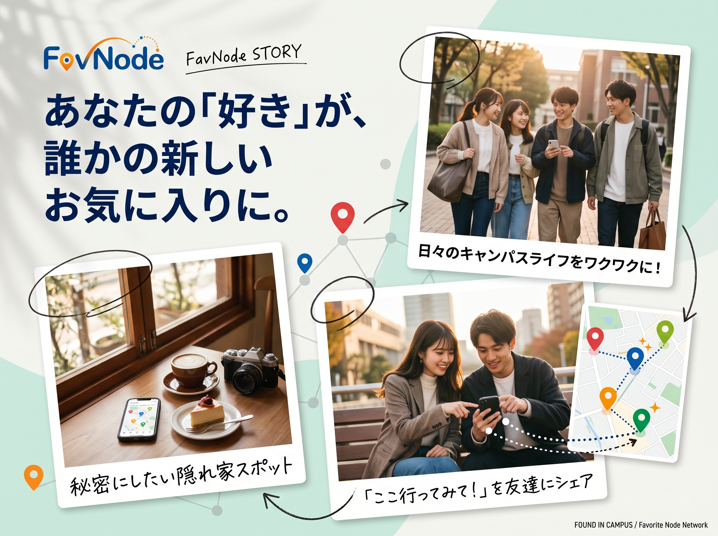 誰かへ共有する地図